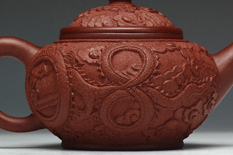 Dragon Teapot;Chinese Gongfu Teapot,Yixing Pottery Handmade Zisha ...